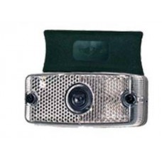 Lámpa oldalra vízszintes kiálló gumitalpas fehér